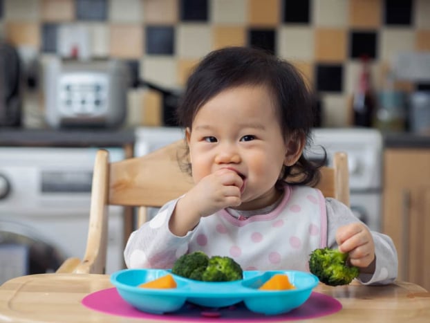 mengajari anak makan sehat