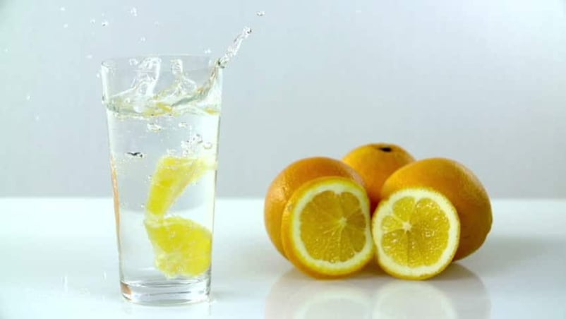 mitos air lemon