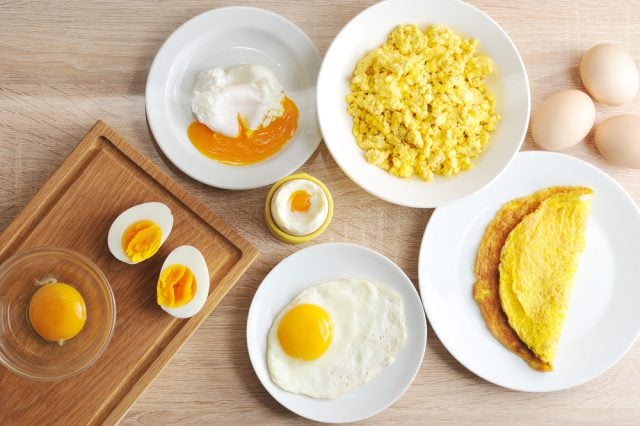 Kalori, telur rebus tanpa kuning