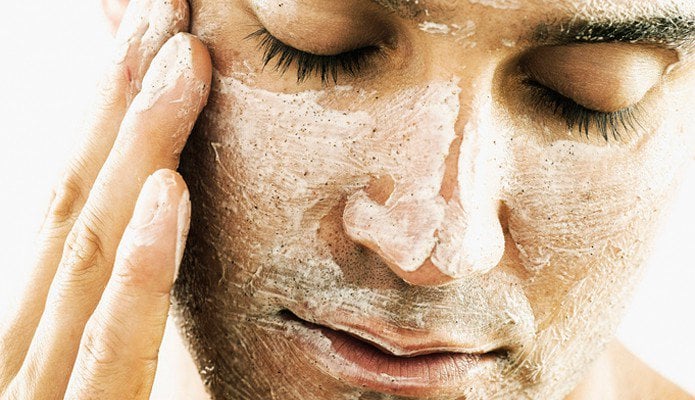 Eksfoliasi wjah sebagai erawatan kulit pria