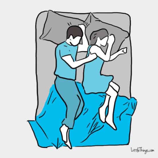 posisi tidur pasangan