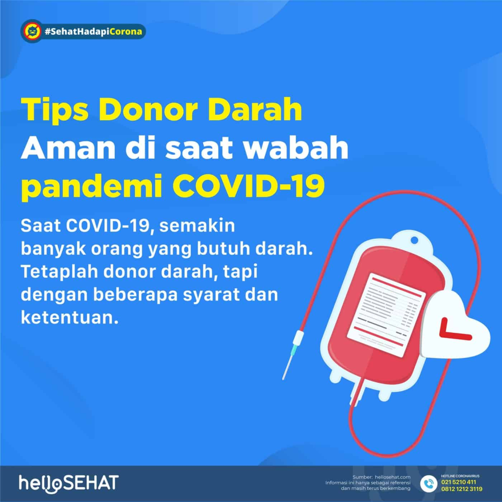 tips donor darah aman