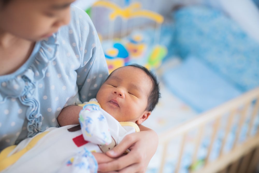 kepala bayi lonjong