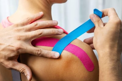 Pola pemasangan kinesiology tape