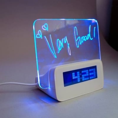 Alarm Clock with Memo Board