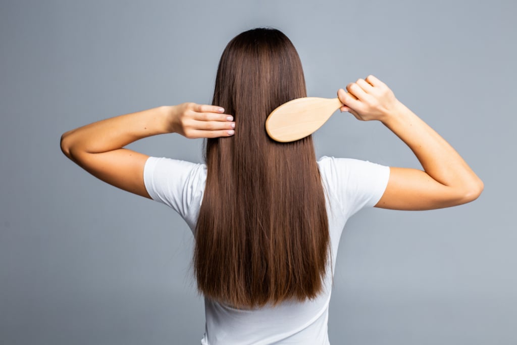 Cara meluruskan rambut secara alami