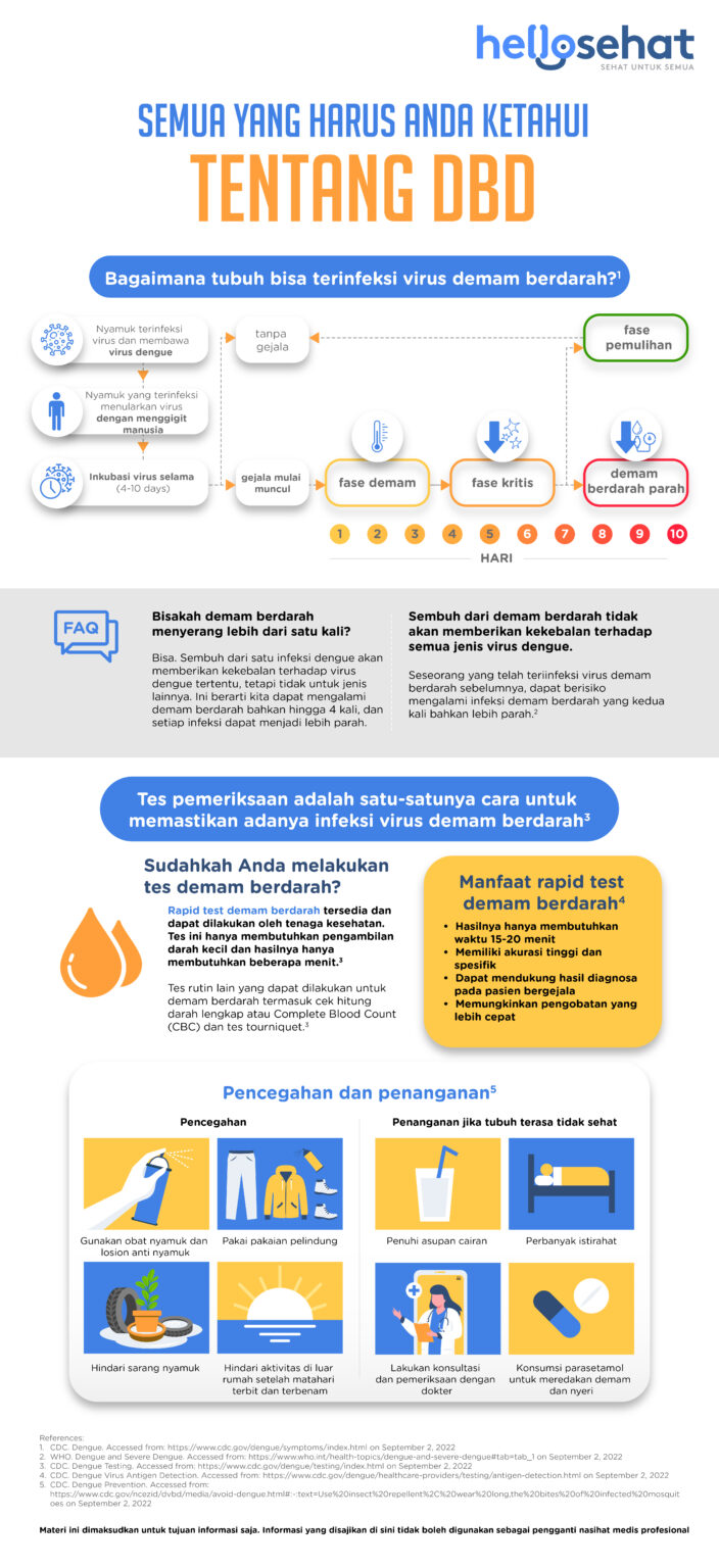 Fakta Seputar Demam Berdarah Dengue (DBD) - Hello Sehat