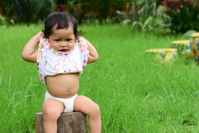 perut anak buncit tapi kurus