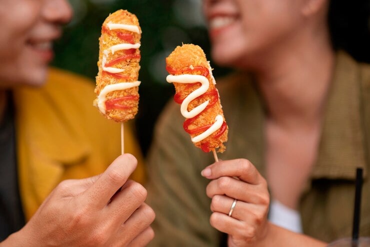 Ketahui Besar Kalori Corn Dog, Camilan Hits dari Korea