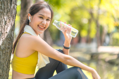 Minum air setelah olahraga