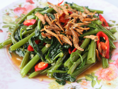 resep kangkung teri asin