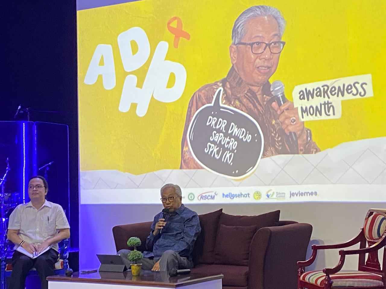 dr. Dwijo Saputro, Sp.KJ dalam acara yayasan ADHD Indonesia