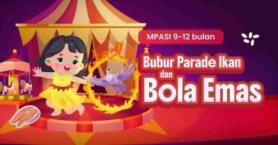 Bubur Parade Ikan dan Bola Emas