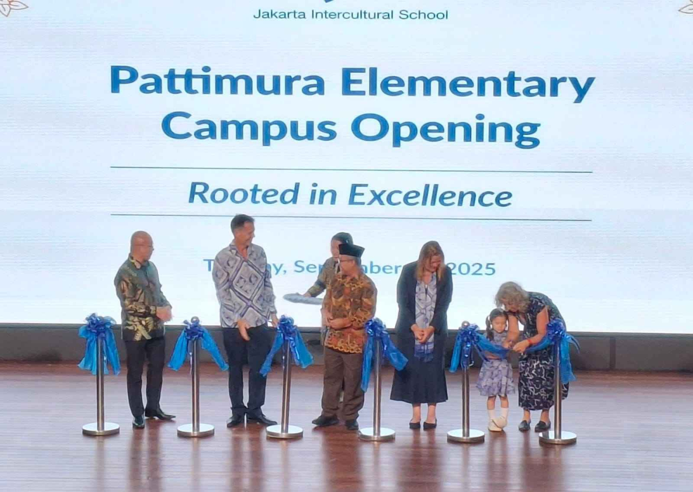 JIS Resmikan Gedung Baru Pattimura Elementary School