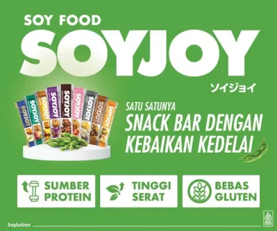 Sebagai pilihan camilan bar gluten-free berbasis kedelai utuh seperti SOYJOY cocok bagi penderita diabetes