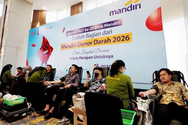 Mandiri Donor Darah Digelar Serentak untuk Dukung Ketersediaan Darah Nasional