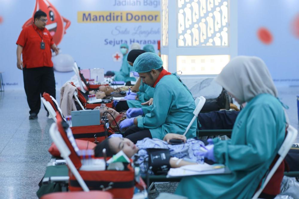 Mandiri Donor Darah Rangkul 280 Pendonor di Masing-Masing Wilayah