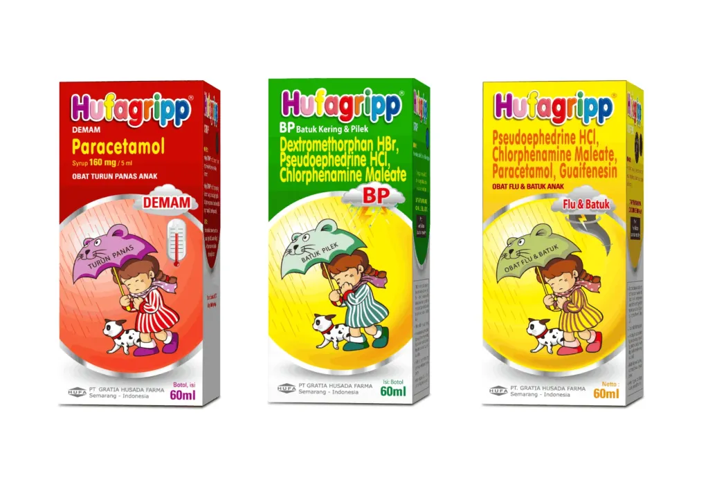 hufagripp demam batuk pilek flu batuk